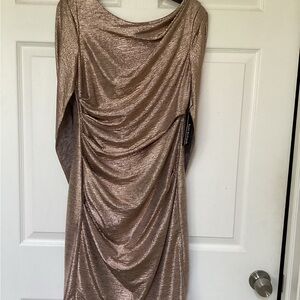 Elegant Metallic Dress